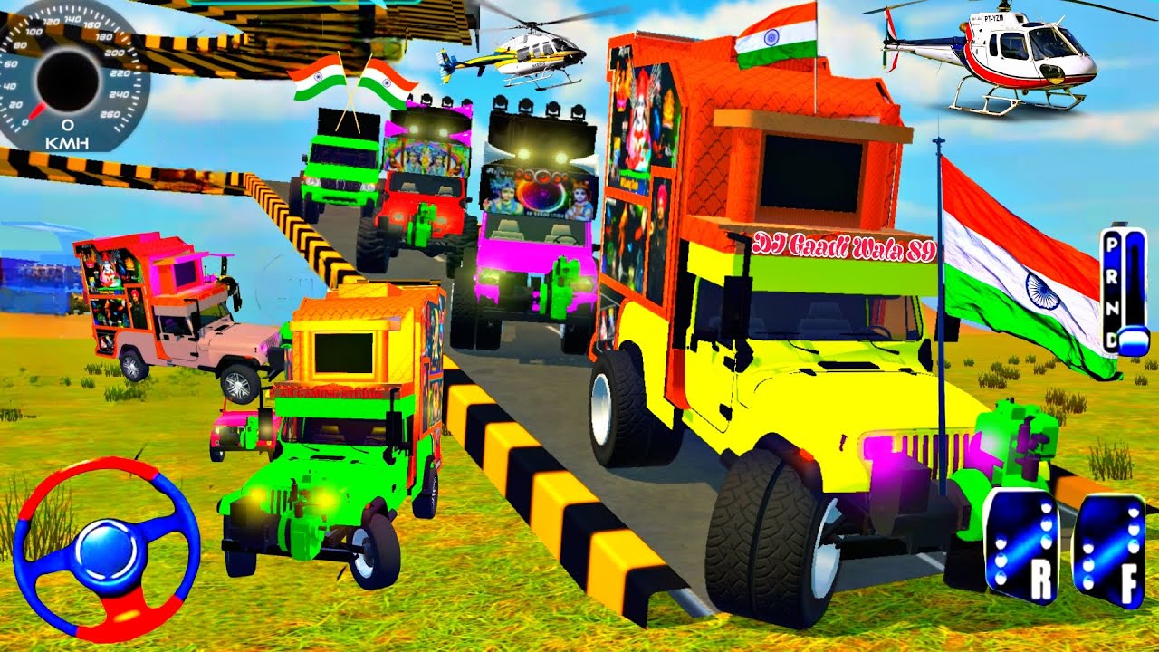LiveJCB New Holland HTM Massey Tractor Trolley Unloading Roll Farming 3D Gametruck  #tractor #dumper