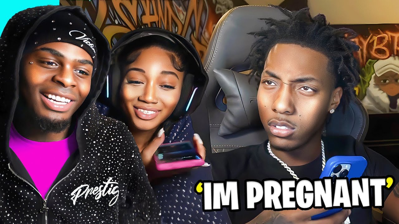 Wooda and Tam Pregnant Prank Call Streamers at 2AM...