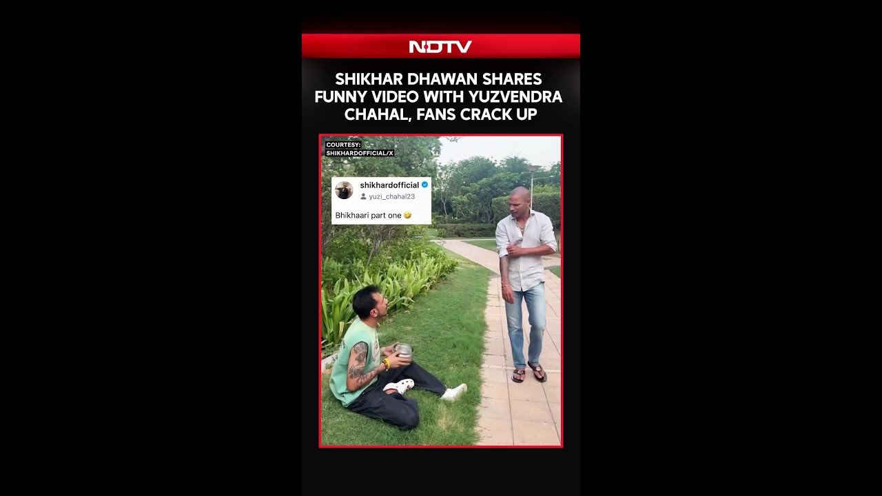 Shikhar Dhawan Shares Funny Video With Yuzvendra Chahal, Fans Crack Up