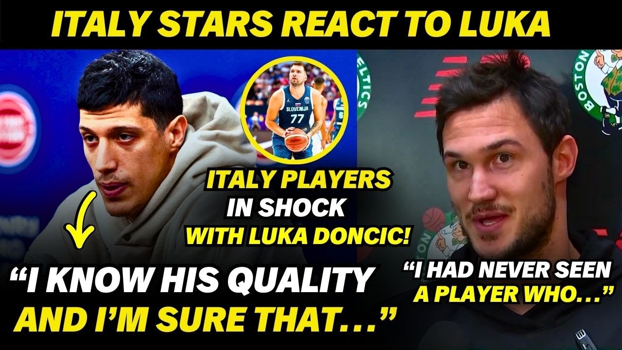 Italy Players REACT to Facing Luka Doncic 😳 “I’ve Never Seen a Player Like Him!” | EuroBasket