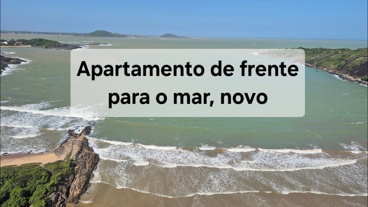 Apartamento de frente para o mar em Guarapari 