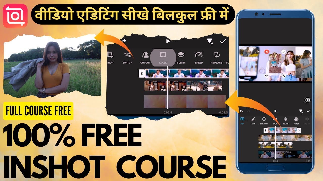 Inshot - Video Editing Course Free | How To Edit Like Pro | Basic To Advance Editing In Inshot App |