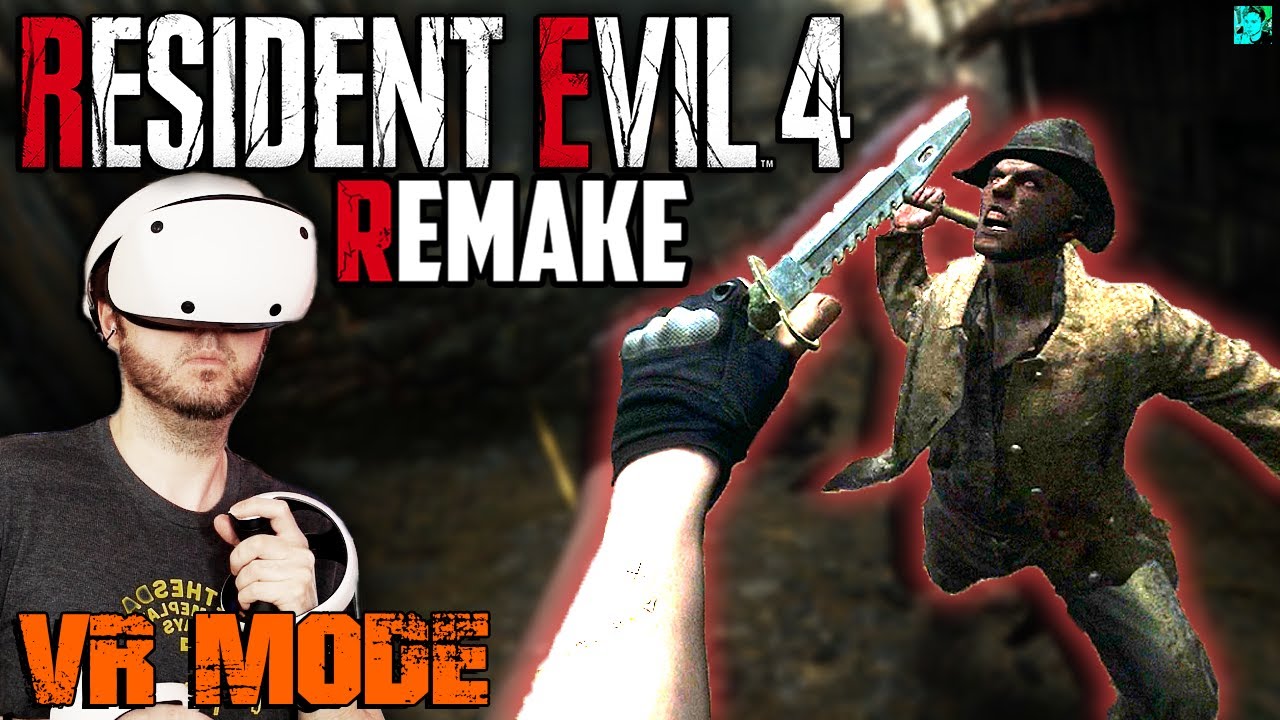Resident Evil 4 Remake: VR-геймплей! (PSVR2 PS5)