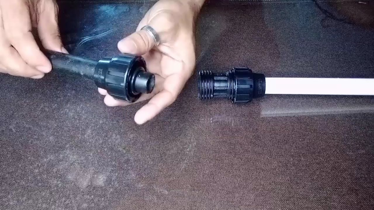 HOW TO CONNECT TWO DIFFERENT PIPES USING PE COMPRESSION FITTINGS | TIPS & IDEAS