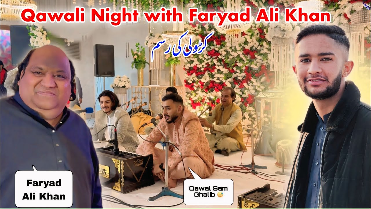 Chroli of Sam Ghalib || Qawali Night in Nafees Marquee || Qawal Sam Ghalib 😅