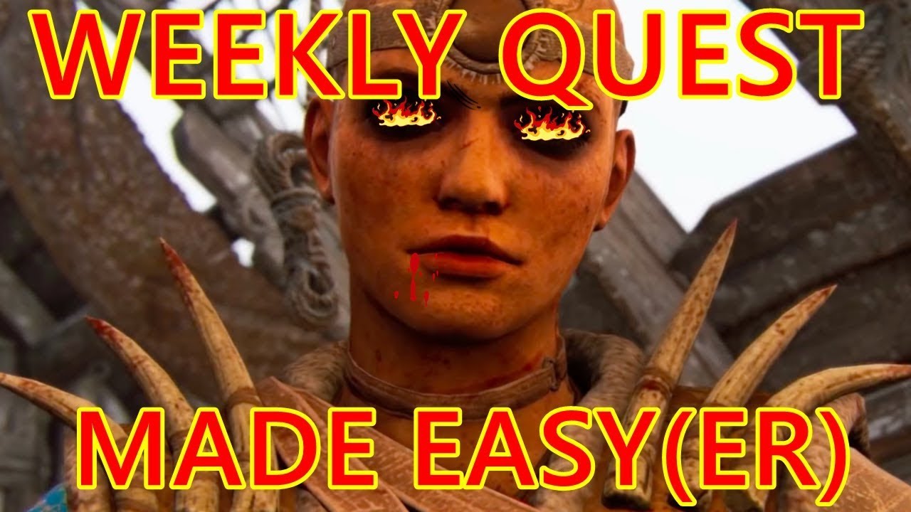 How to beat the weekly quest -For Honor- Week 1 