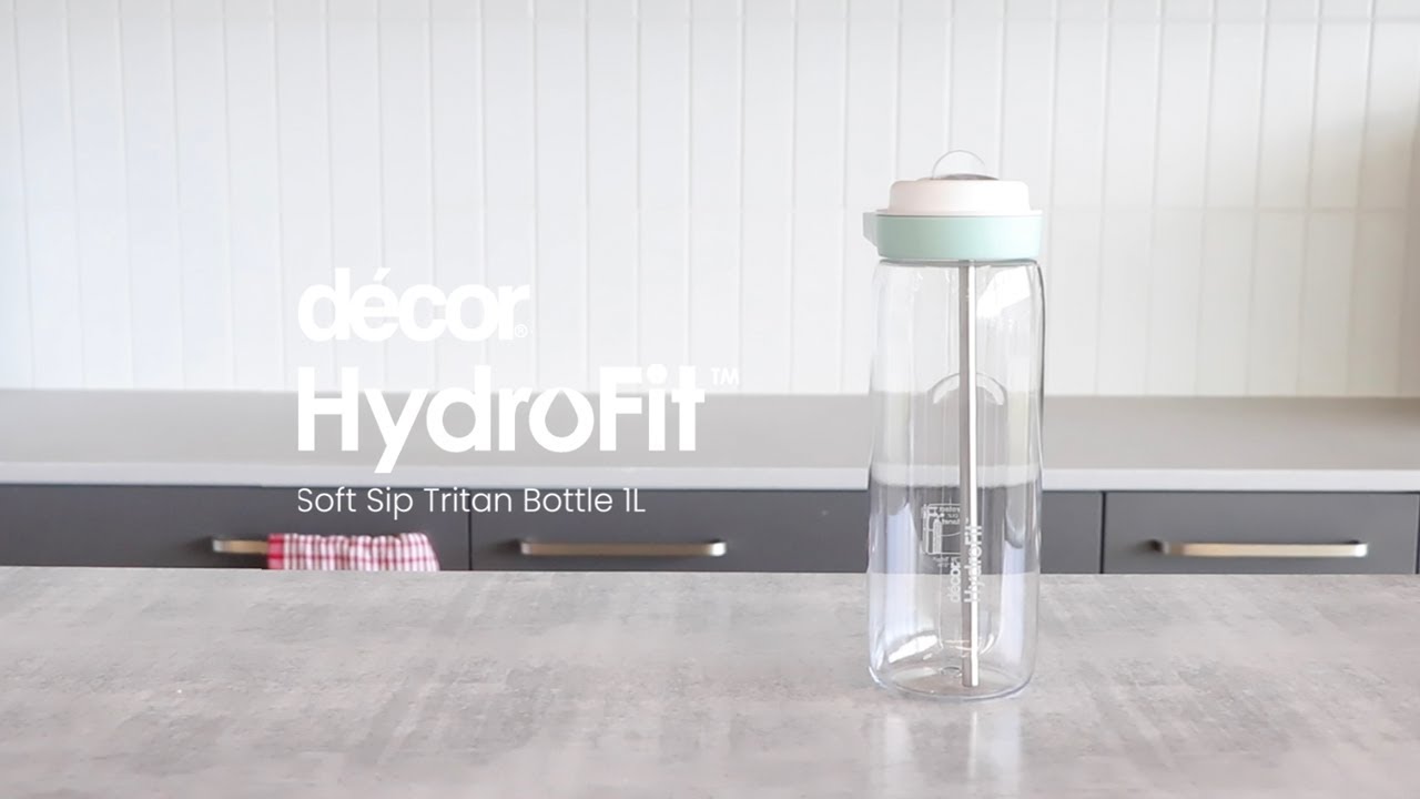 Decor HydroFit Soft Sip Tritan Bottle 1L - Care & Usage Guide