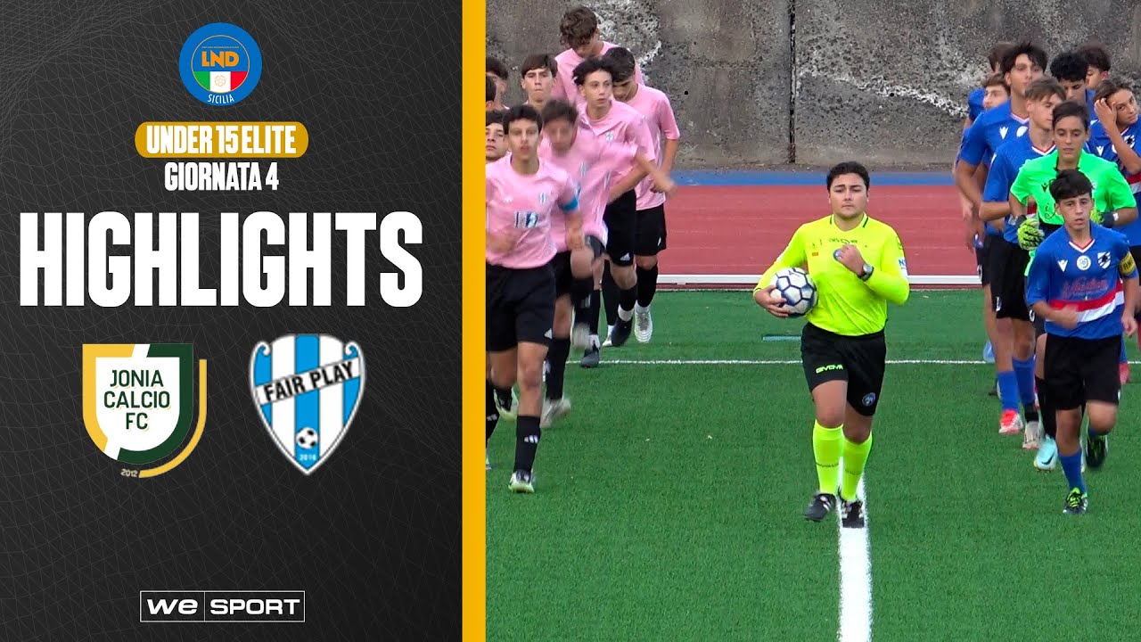 Jonia Calcio vs Fair Play Messina (Under 15 Elite - Girone B - Giornata 4)