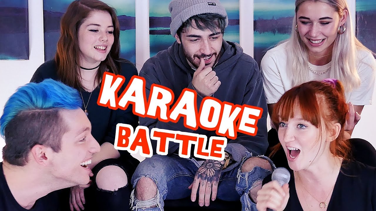 Erkennst du den Karaoke SONG? - Battle mit Rezo, Toni, Jana und Janine