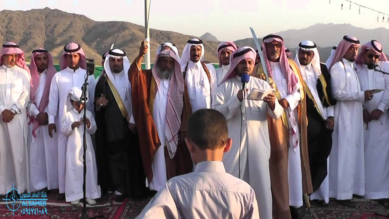 حداء قبيلة المقطة من عتيبه في حفل معايدة قبيلة الحتارشة من هذيل - شبكة السامر