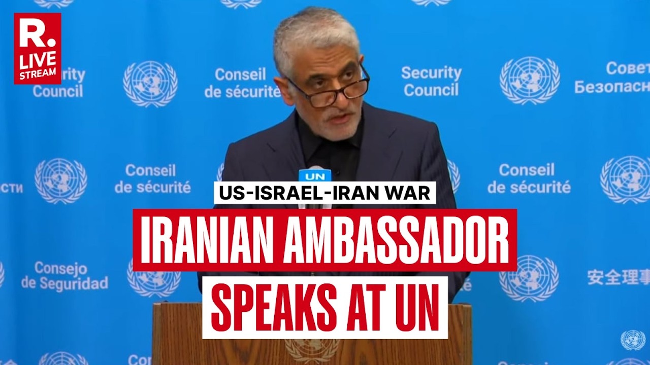US-Israel Iran War LIVE: Iranian Ambassador Amir Saeid Iravani Speaks At UN Stakeout | Middle East