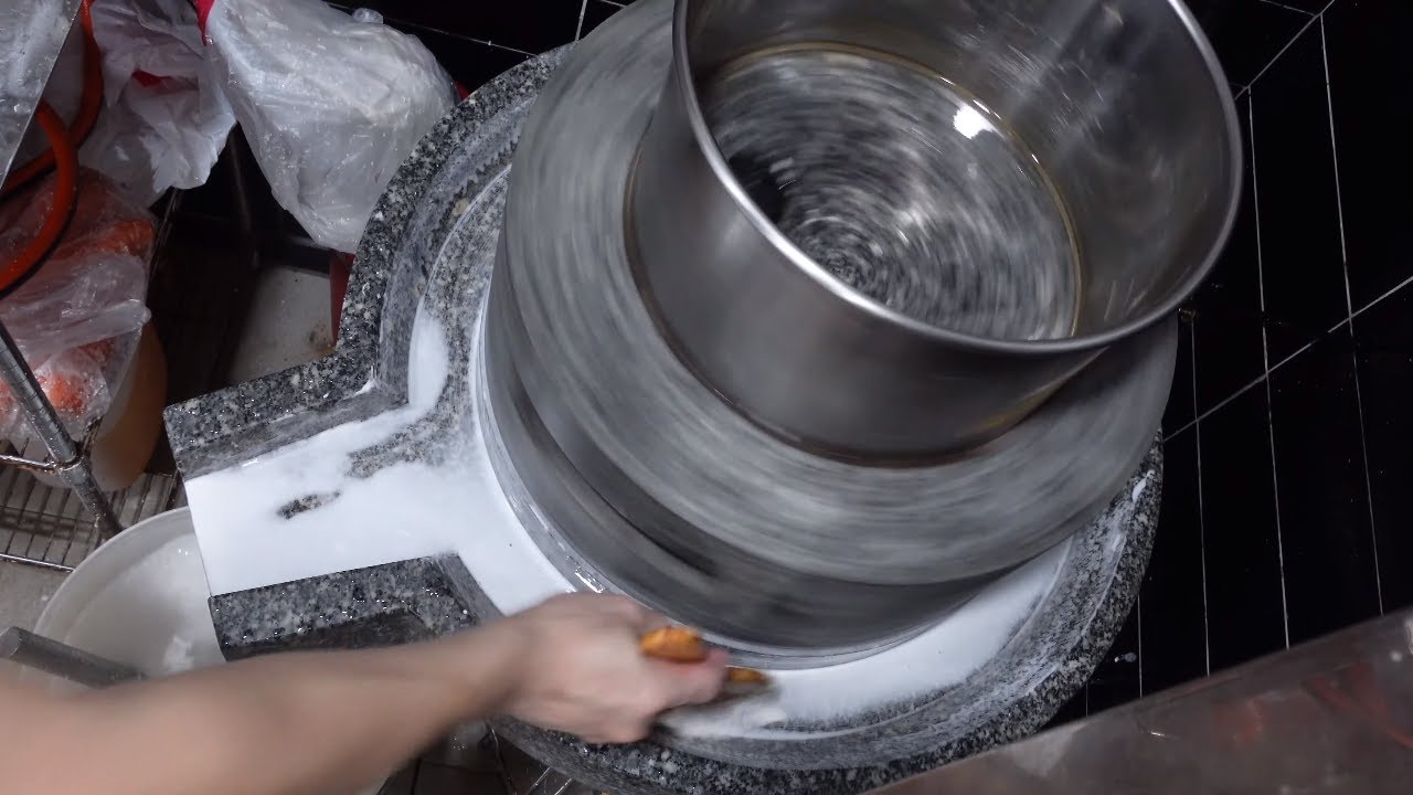 香港美食石磨腸粉  ( 潮式皺皮腸粉 ) 足本製作實錄 Hong Kong Food Stone-milled Rice Noodle Rolls