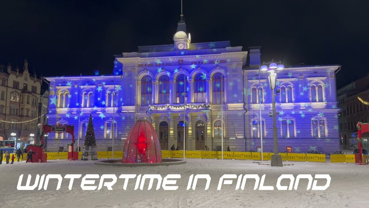 Wintermoment in Finland