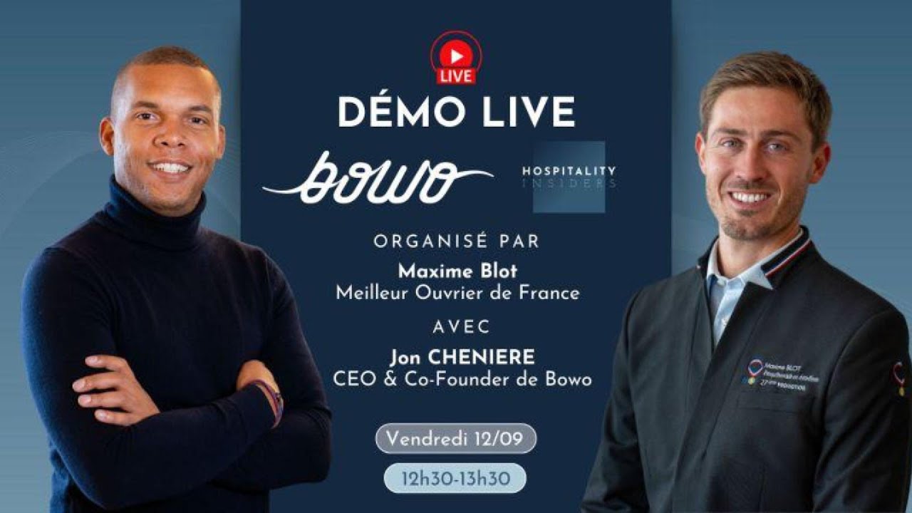 Demo Live Bowo : Comment optimiser le parcours client h&ocirc;telier de A &agrave; Z ?