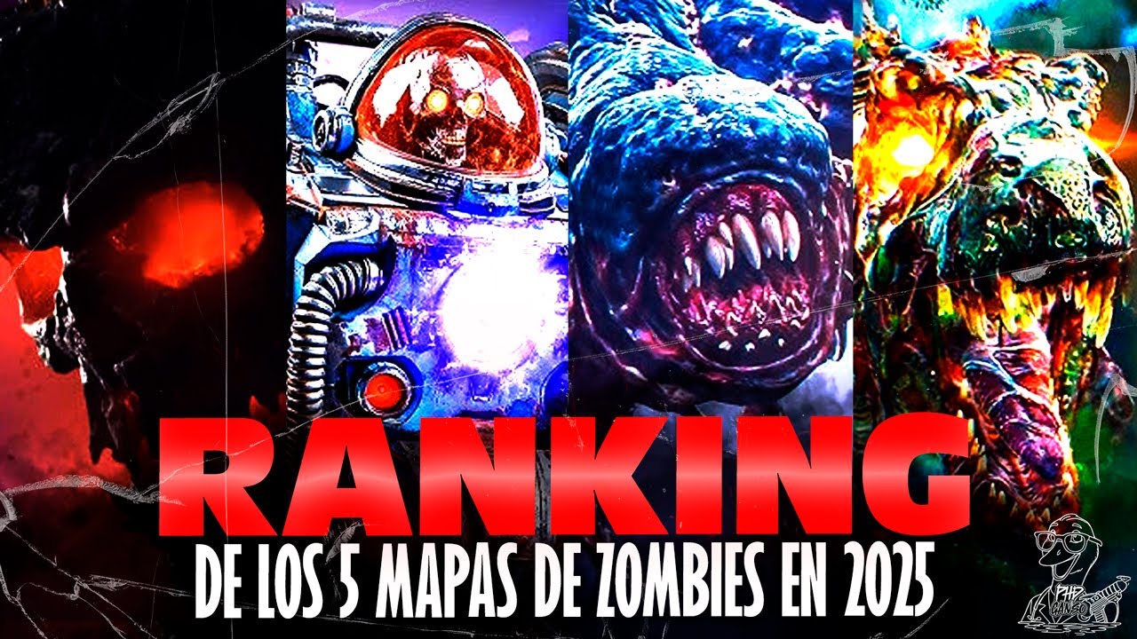 RANKING DEFINITIVO: LOS 5 MAPAS de COD ZOMBIES en 2025 🔥 | PHD GANSO