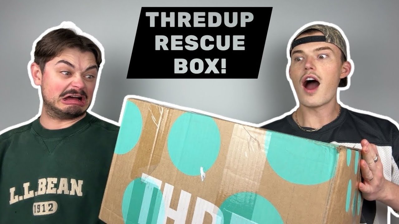 Спасательный ящик ThredUp из 25 загадочных предметов одежды! Что нам достанется: мусор или сокров...
