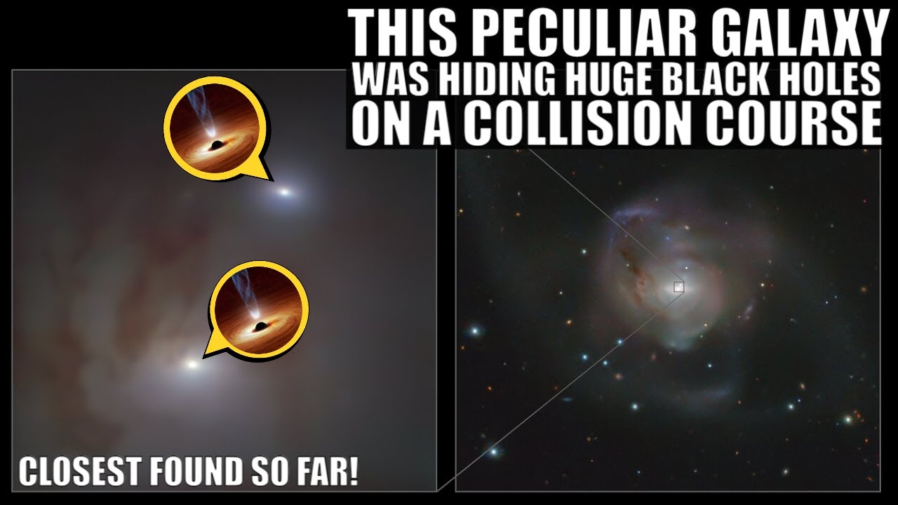Pair of Monster Black Holes in a Peculiar Galaxy Just Broke a Few Records