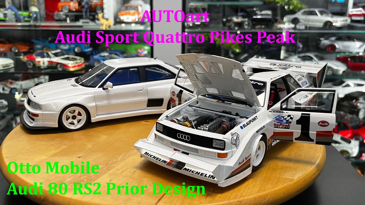 My 1:18 Model Car Collection - Update 25 - AUTOart Audi Sport Quattro S1, Otto Mobile Audi 80 RS2