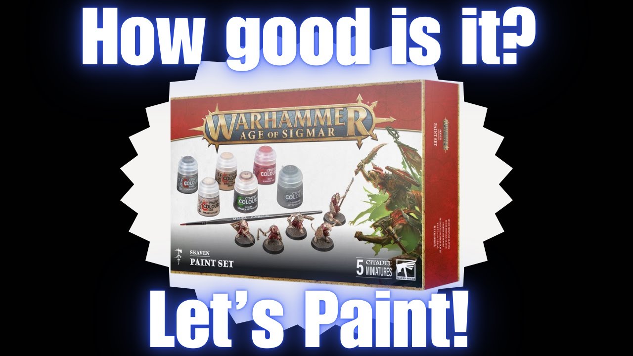 How well can you paint with just the Skaven paint set?