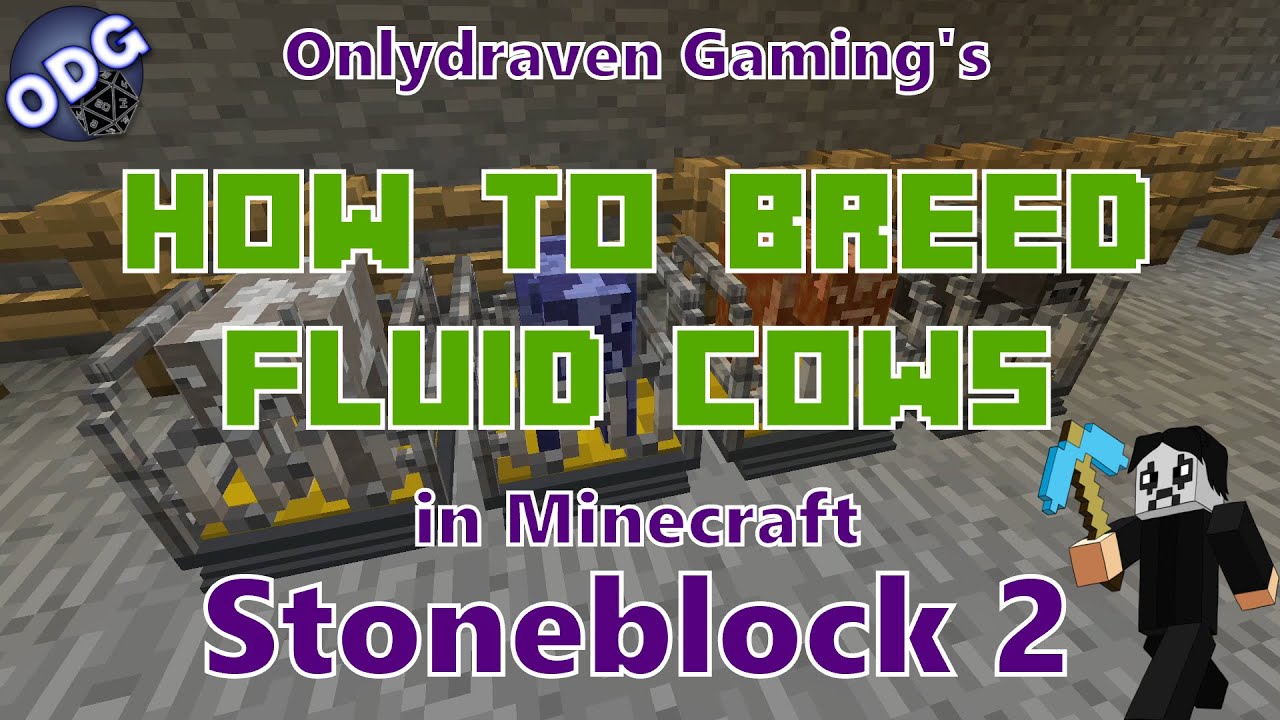 Minecraft - Stoneblock 2 - How to Breed Fluid Cows