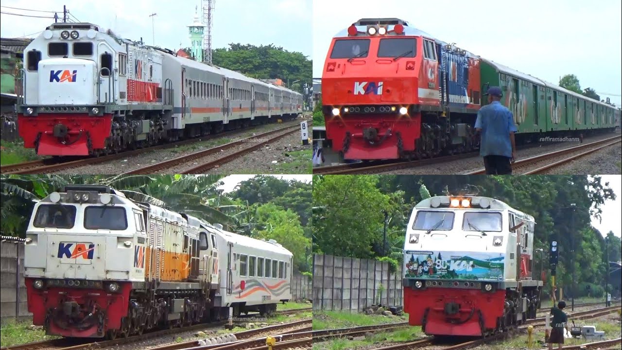 Momen Lokomotif RnB Di Parcel Selatan & KLB 1 Kereta Eksekutif Menuju Sidotopo