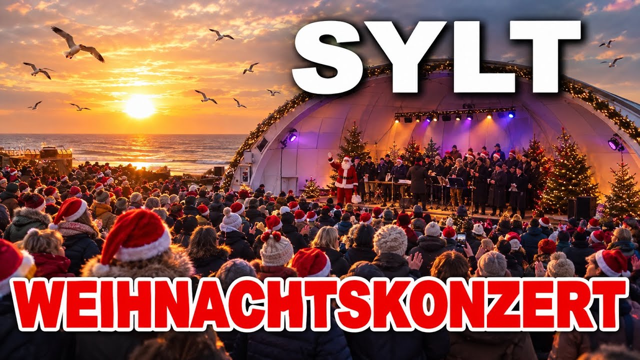 Weihnachtskonzert: Sylter Shanty Chor – Sonne über Sylt ❤️🎄☀️🌊 Open-Air live Konzert in Westerland
