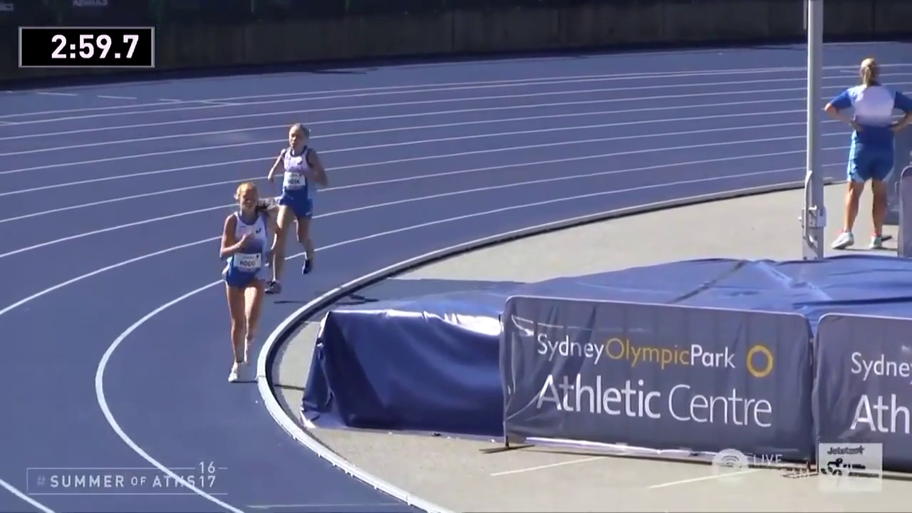 U13 Girls 1500m - Final - Asics Australian Little Athletics Championships