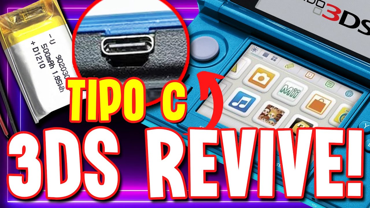 Revive tu 3DS con una Nueva BATERIA y Tu ¿Ya Sabes Qué Tipo de Entrada Usar?