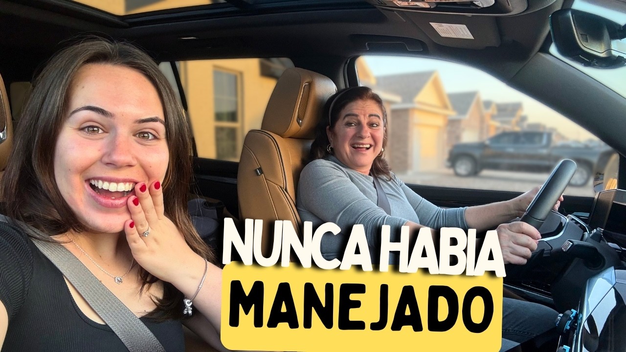 En Cuba nunca pudo hacerlo. A los 58 años mi Mamá APRENDIENDO A MANEJAR! 🤯