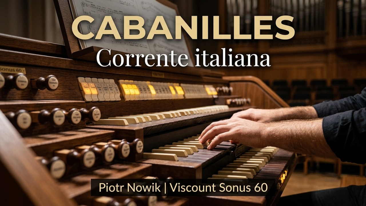 🎼 Juan Cabanilles: „Corrente italiana”, organ Viscount Sonus 60, Piotr Nowik