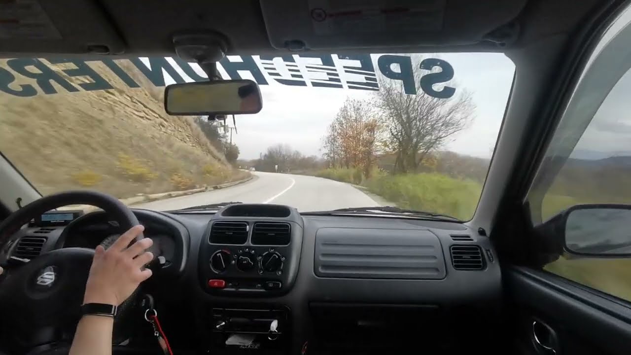 Suzuki Ignis sport 1.5 ht81s, chasing a crazy ass (Lake Plastira downhill) 🇬🇷