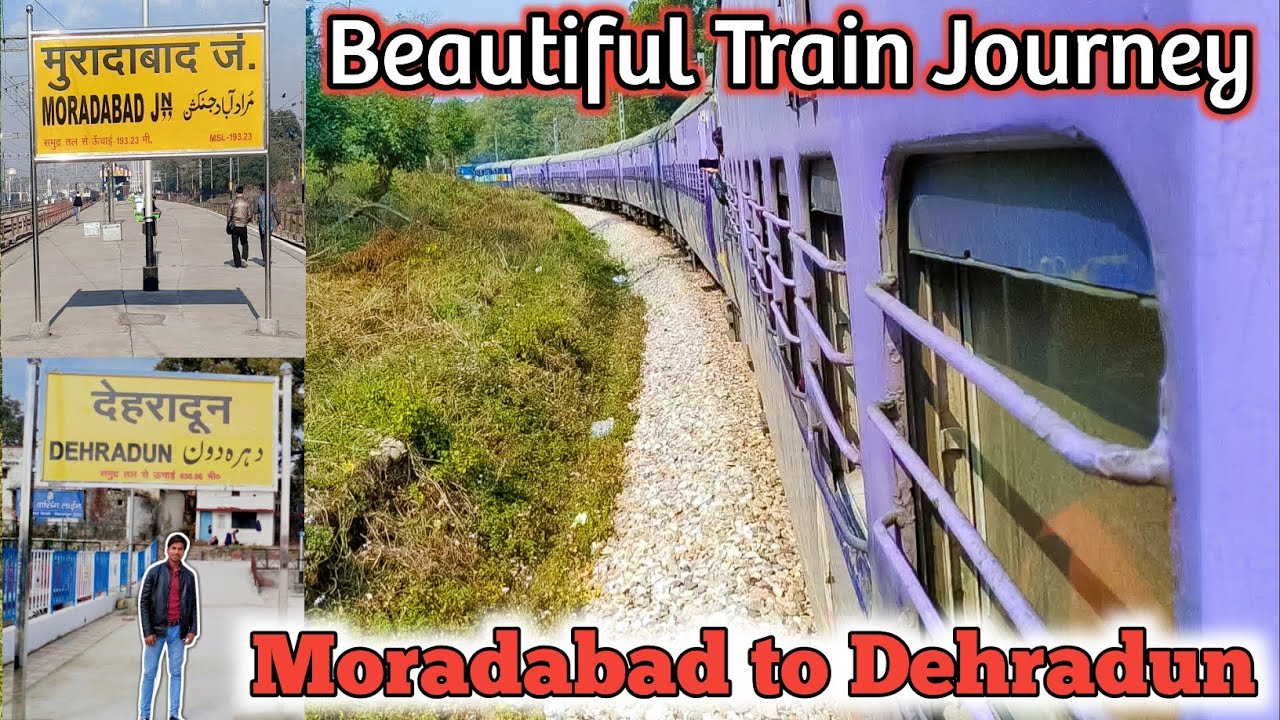 Moradabad to Dehradun train journey by Naini Doon Jan Shatabdi Express,Train to Dehradun,Indian Rail