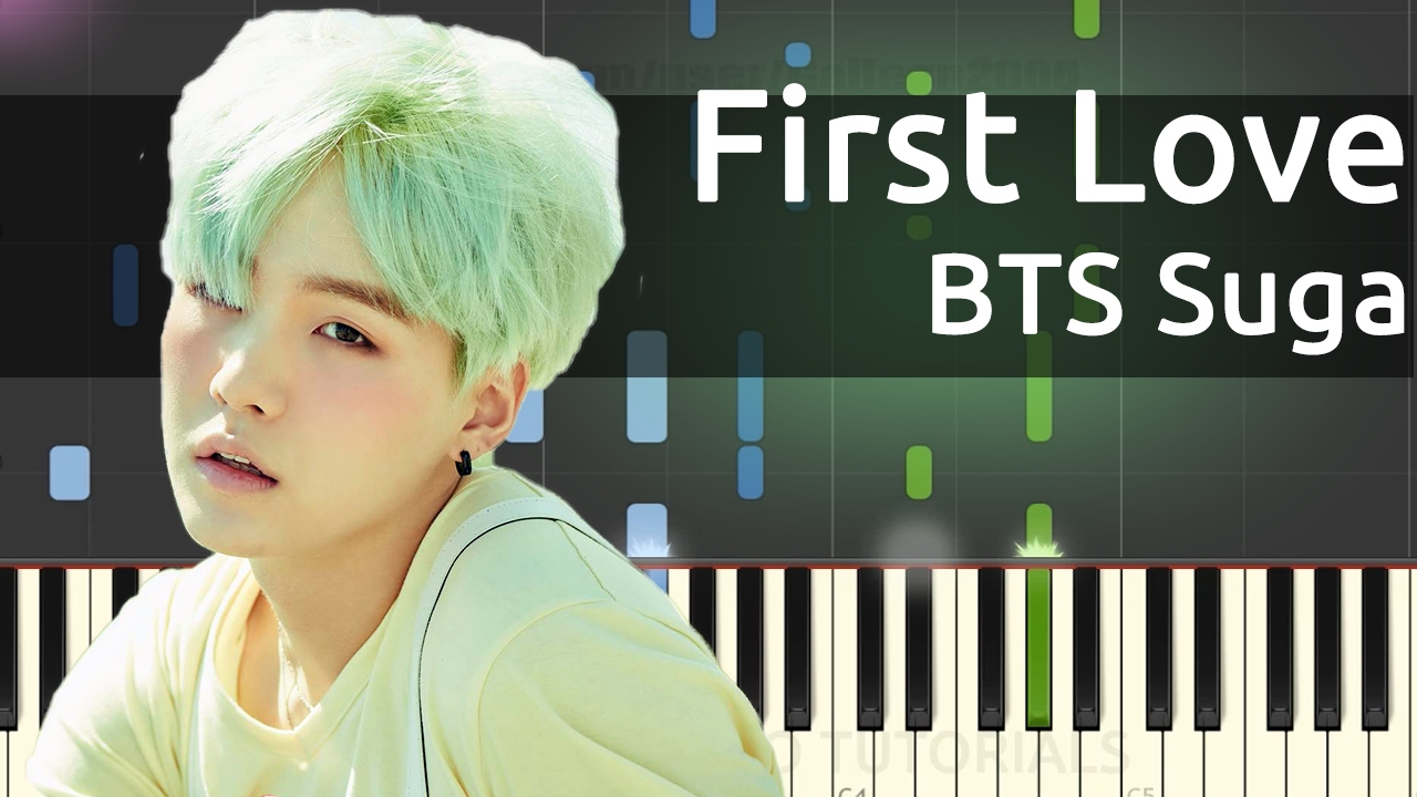 BTS Suga (방탄소년단) - First Love - Piano Tutorial