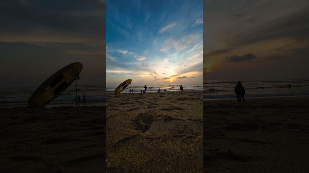 Timelapse at Calangute beach | sunset beach Goa #sunset #goa #sunsetbeach #sunsetbeachgoa