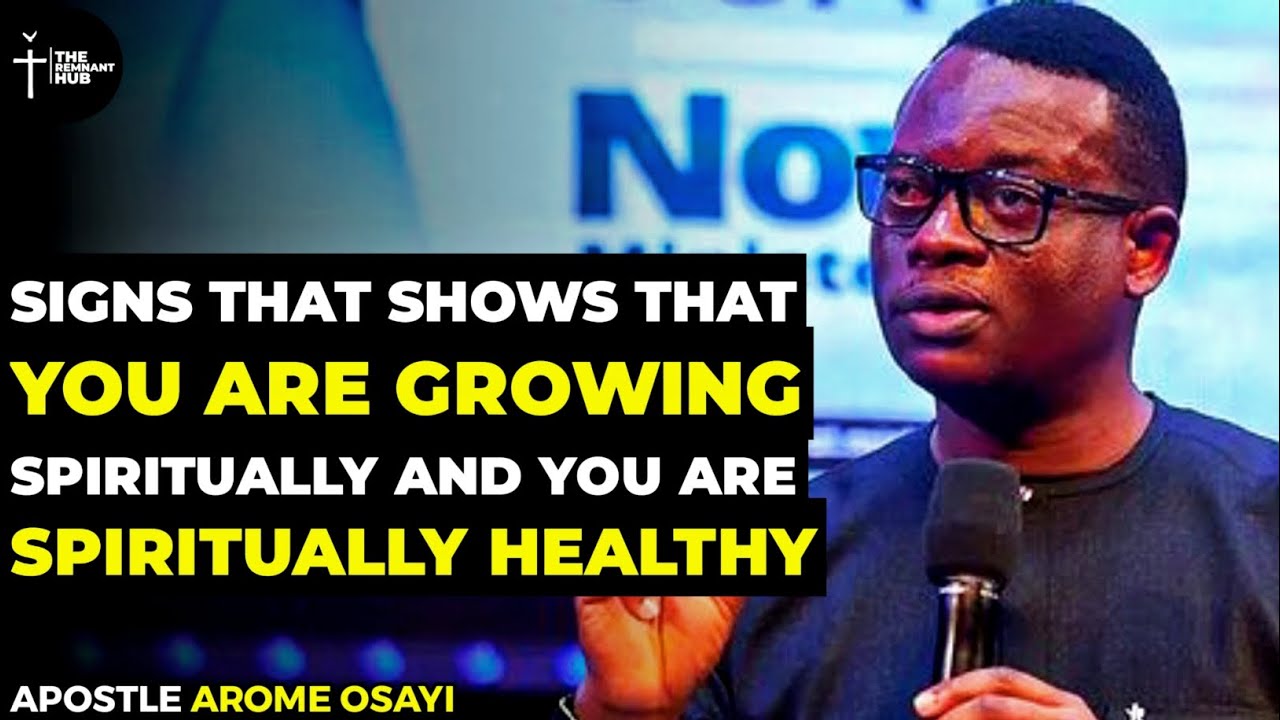 SIGNS THAT SHOWS YOU ARE SPIRITUALLY HEALTHY AND YOU ARE NOT SPIRITUALLY HEALTHY - APOSTLE AROME