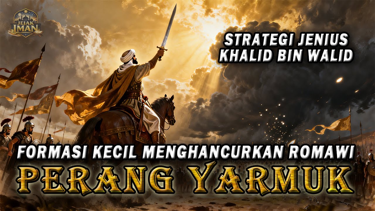 FORMASI KECIL MENGHANCURKAN RAKSASA ROMAWI! STRATEGI JENIUS KHALID BIN WALID DI PERANG YARMUK
