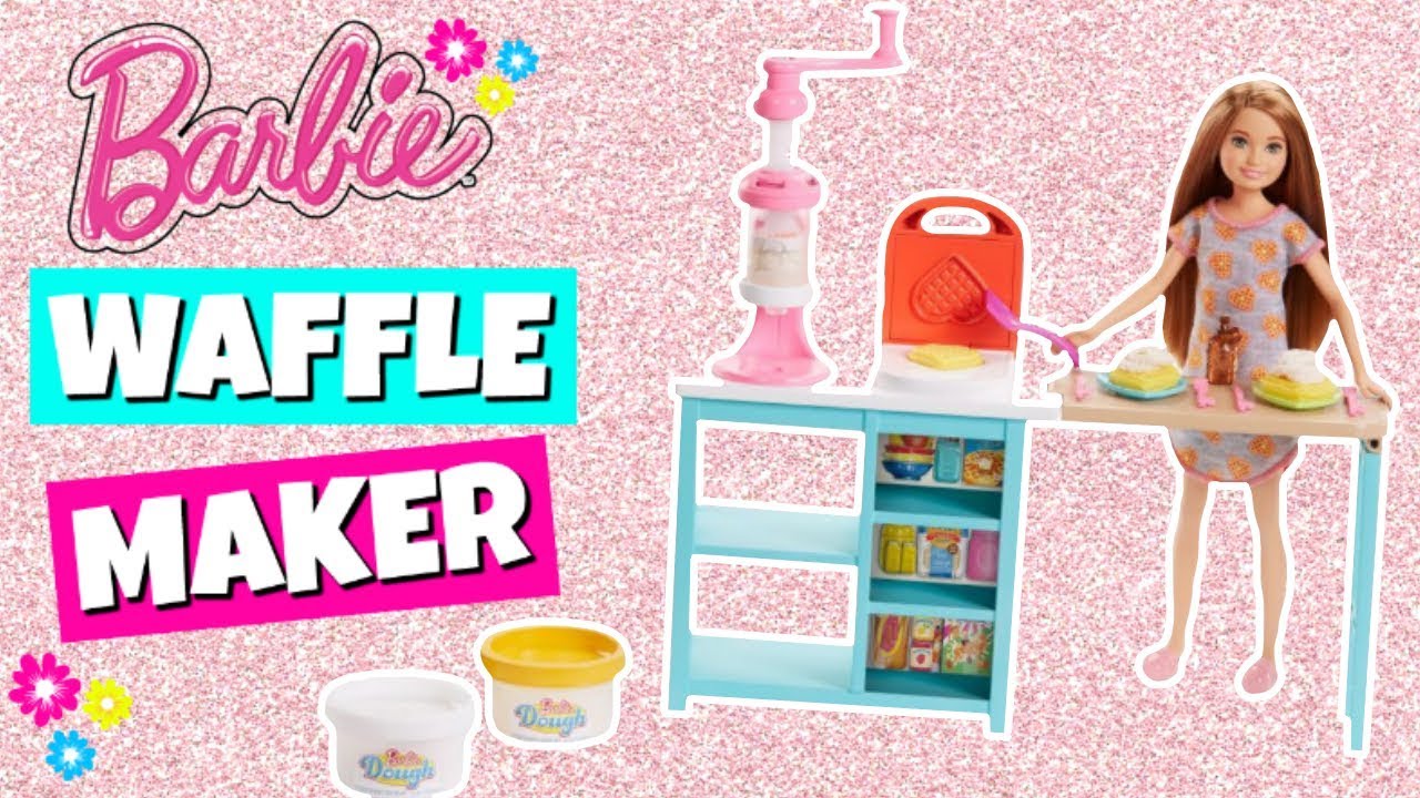 Mattel Barbie Stacie Cooking & Baking Breakfast Chef | Barbie Waffle Maker