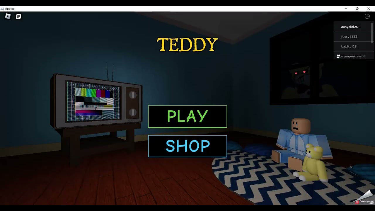 | PLAYING TEDDY IN ROBLOX EXCLUSIVE ROBLOX GAME |