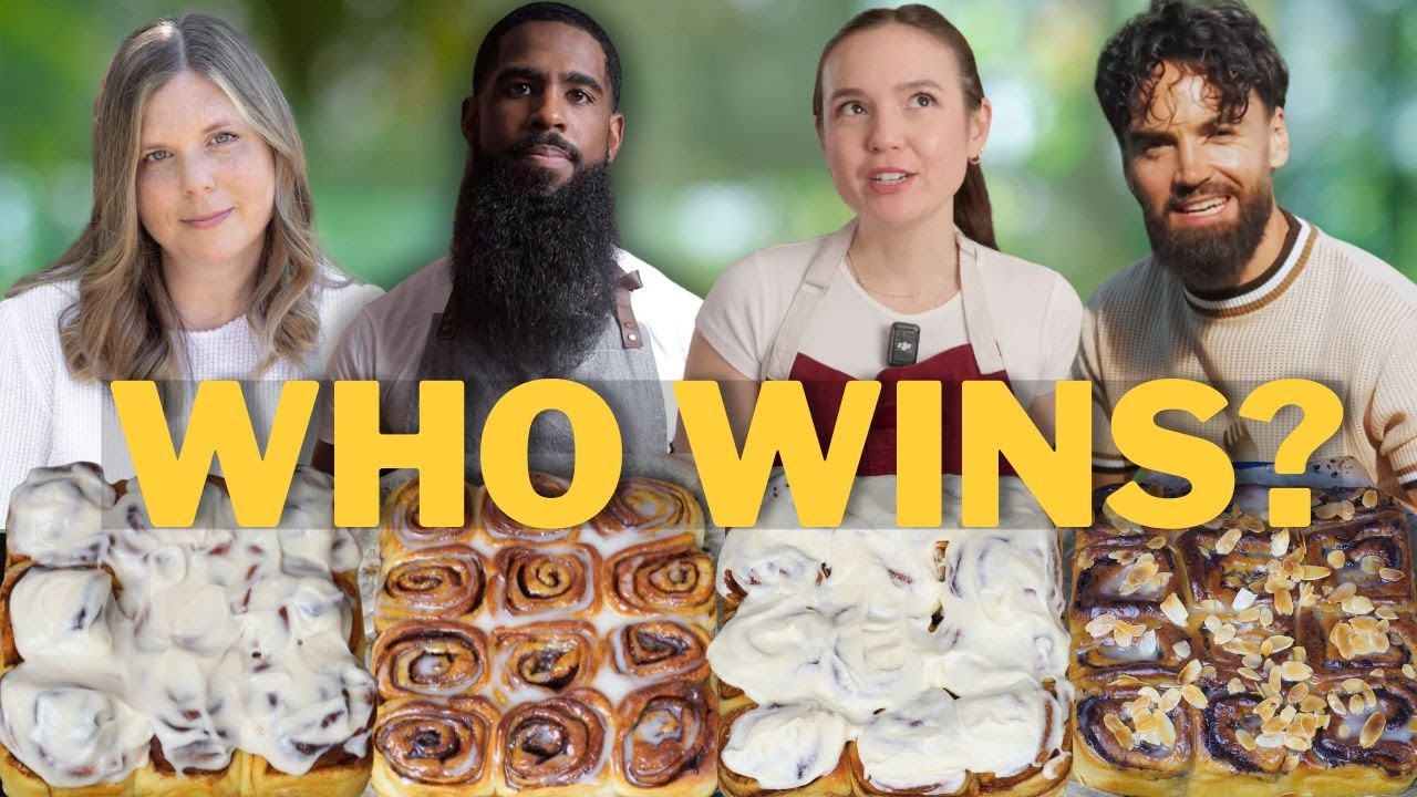 Michelin Chefs Blind Taste Vegan Cinnamon Rolls