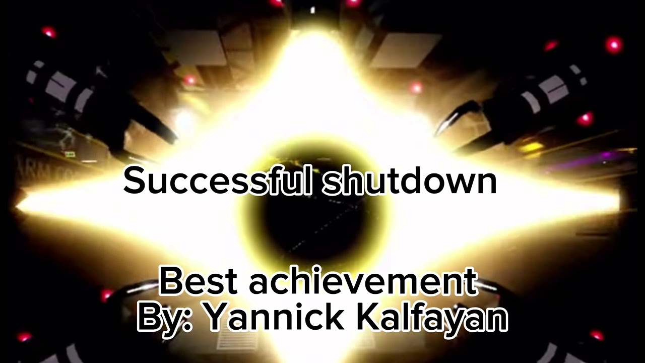 Successful shutdown Black hole AECF Music (best achievement by Yannick Kalfayan )