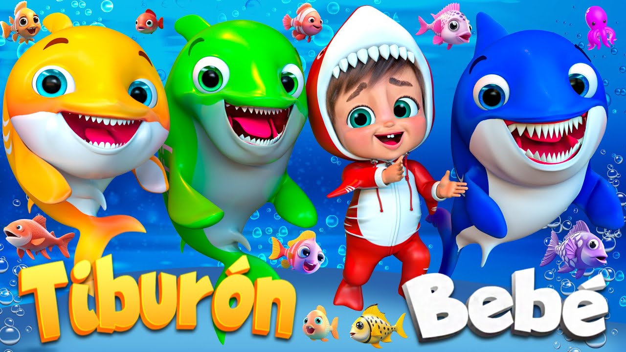 Bebê Tubarão Vai Nadar @SuperLucaPortugues #rimasinfantis #musicasinfantis