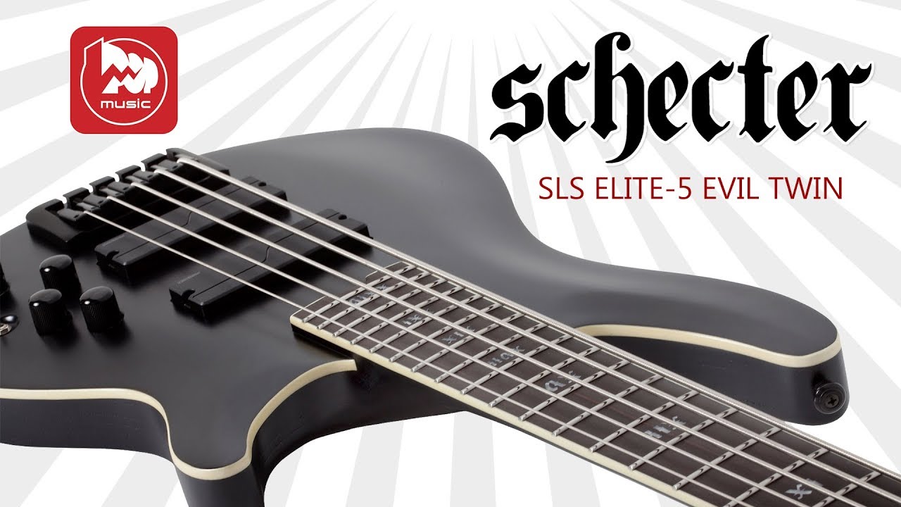 Пятиструнный бас SCHECTER SLS ELITE 5 EVIL TWIN