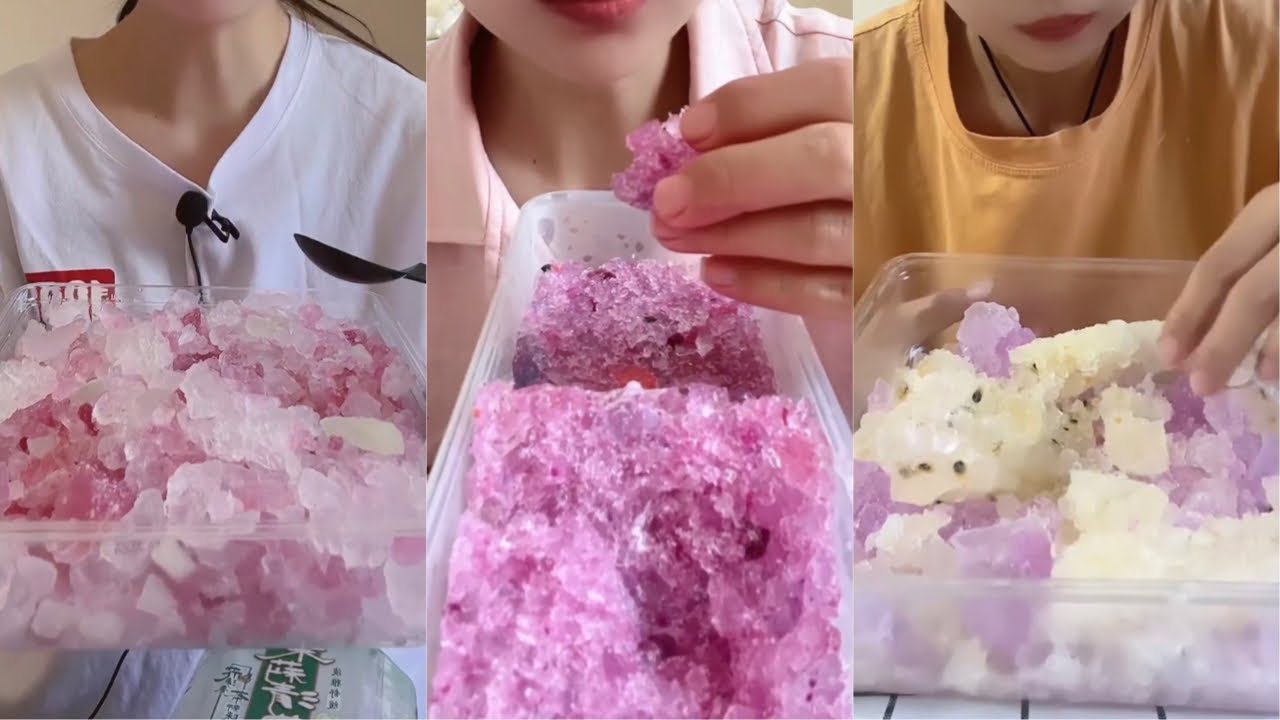 Crushed Ice Eating ASMR | Ice Eating