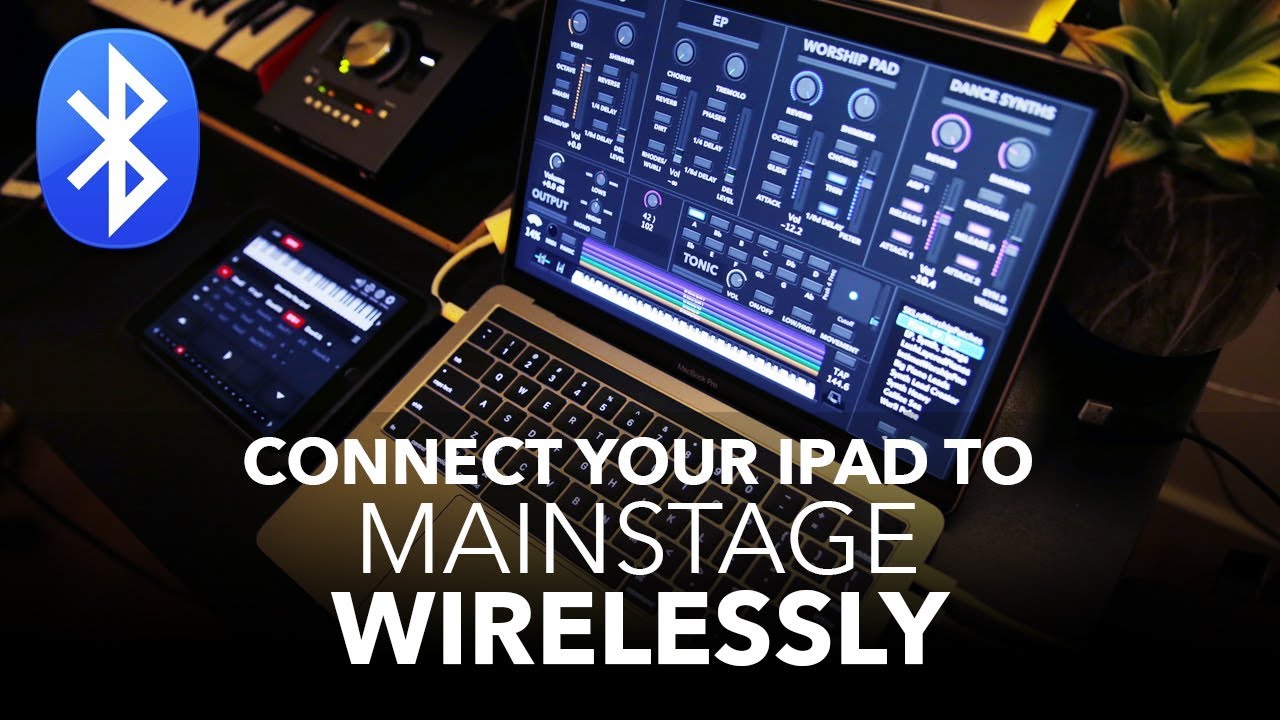HOW TO CONNECT MAINSTAGE TO YOUR IPAD VIA BLUETOOTH - NO MORE CABLES!
