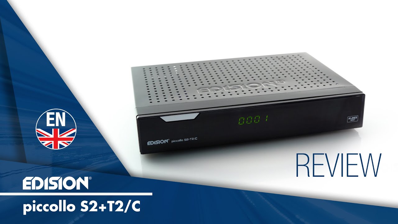 EDISION PICCOLLO S2+T2/C Digital Combo Receiver DVB-S2 + DVB-T2/C H.265/HEVC (EN)