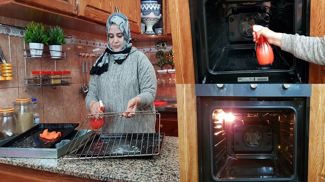 تنظيف الفرن الكهربائي بخلطة رهيبة متوفرة في كل بيت نصائح ومعلومات واستخدامات لاتفوتكم !!!
