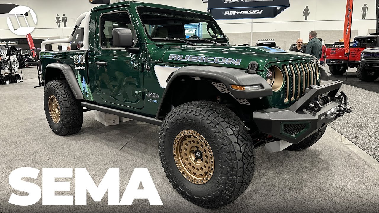 SEMA 2022 Jeep Wrangler and Gladiator Truck New Parts and Accessories at the Show DAY 2