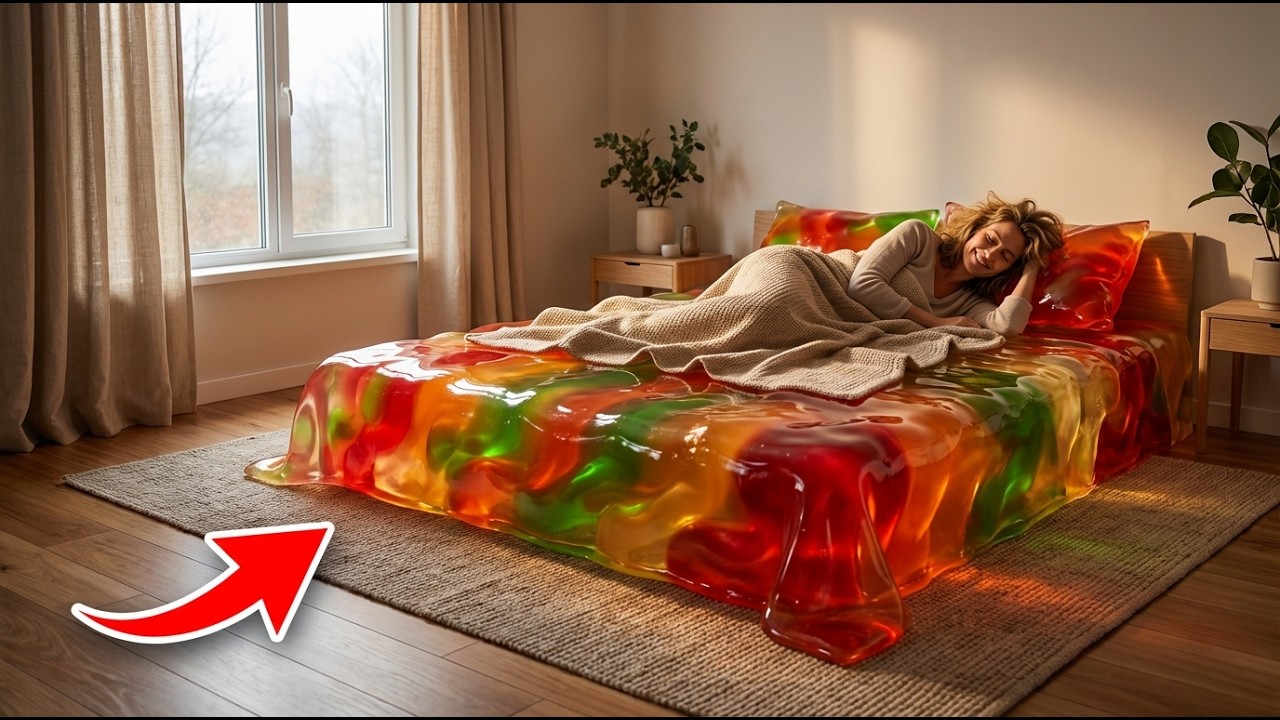 Impossible Bed Leap Challenge 🛏️✨ ASMR