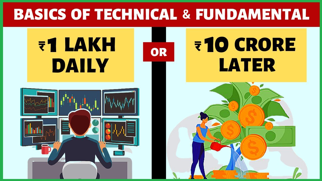 Basics of TECHNICAL & FUNDAMENTAL ANALYSIS | Trading vs Investing in Stock Market