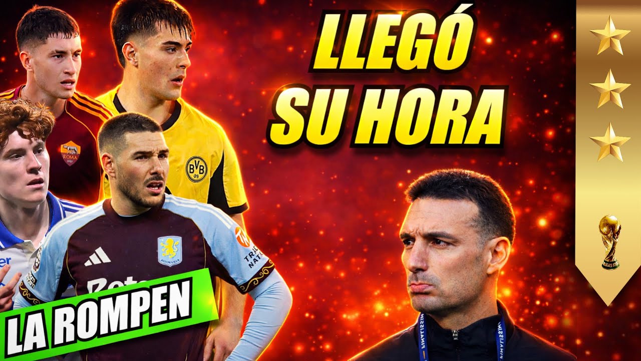🔥🚨PIDEN SELECCIÓN! Scaloni tiene 10 figuras europeas para probar